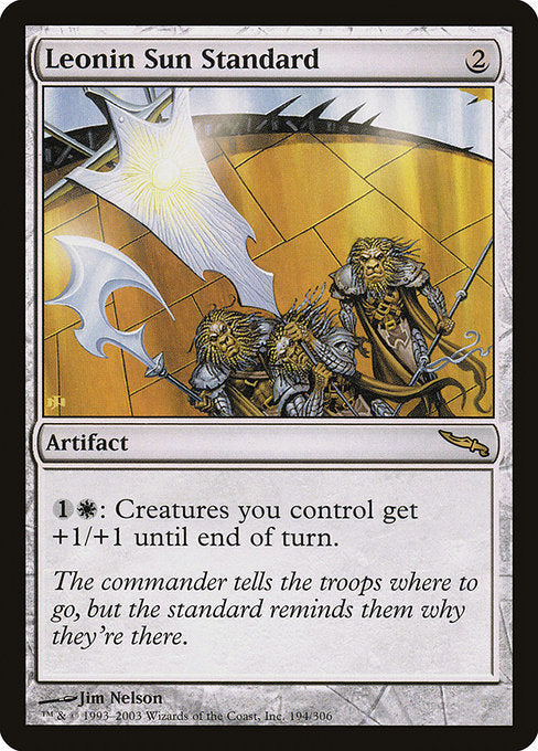 Leonin Sun Standard [Mirrodin] - Evolution TCG