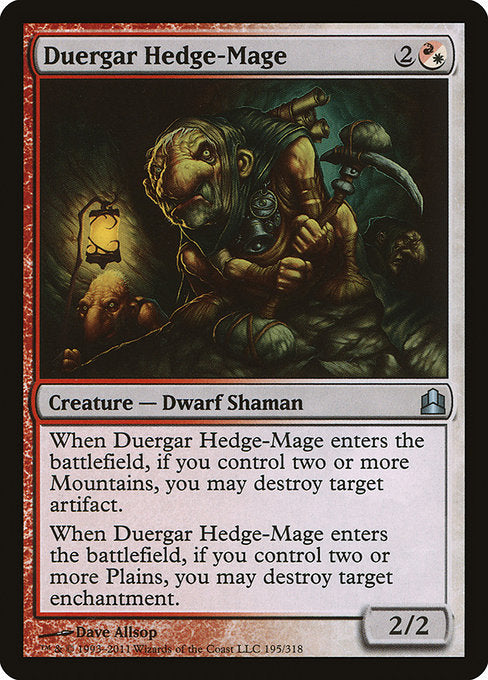 Duergar Hedge-Mage [Commander 2011] - Evolution TCG