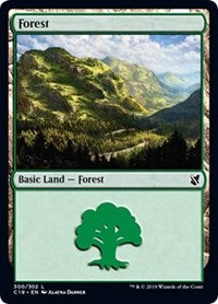 Forest (300) [Commander 2019] - Evolution TCG