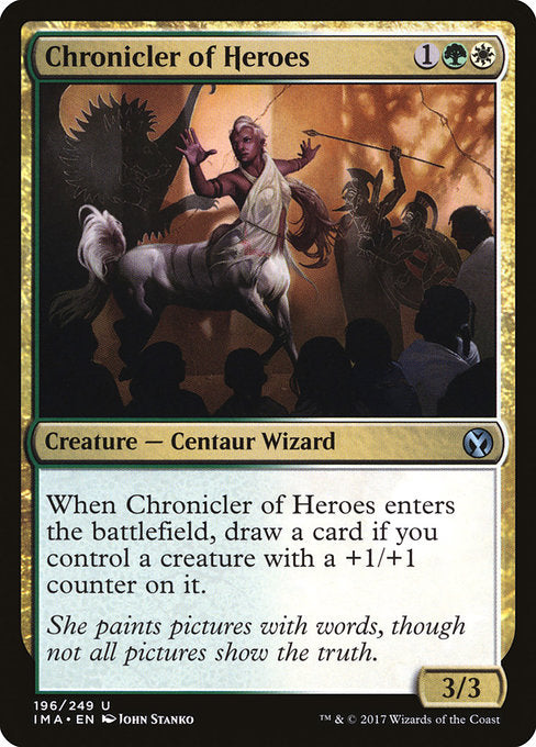 Chronicler of Heroes [Iconic Masters] - Evolution TCG