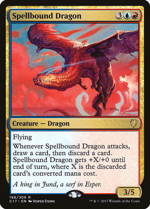 Spellbound Dragon [Commander 2017] - Evolution TCG