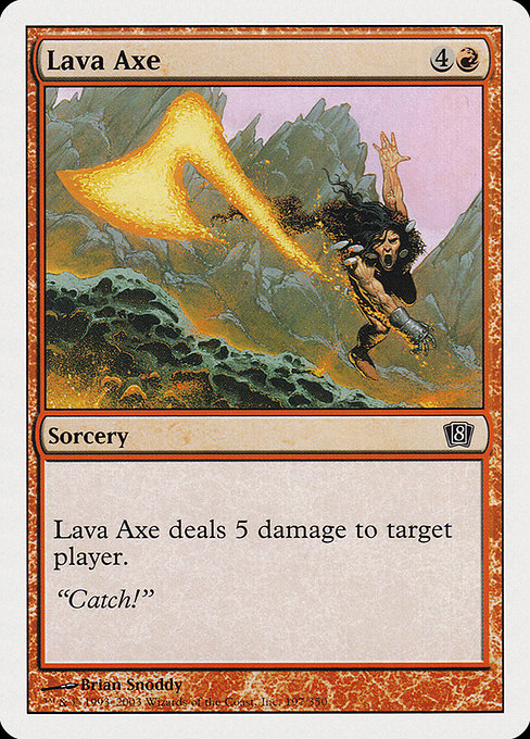 Lava Axe [Eighth Edition] - Evolution TCG