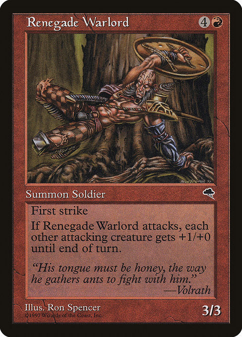 Renegade Warlord [Tempest] - Evolution TCG