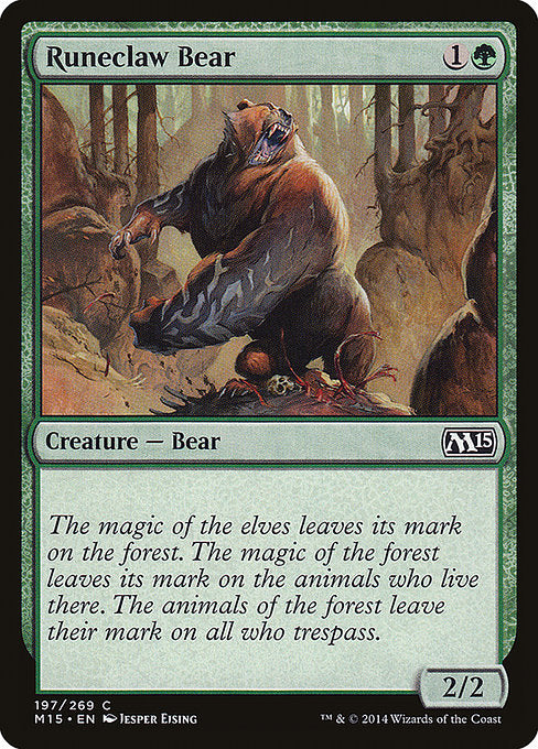 Runeclaw Bear [Magic 2015] - Evolution TCG