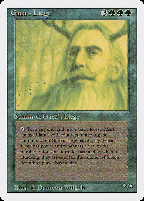 Gaea's Liege [Revised Edition] - Evolution TCG