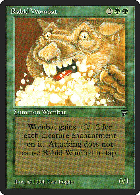 Rabid Wombat [Legends] - Evolution TCG