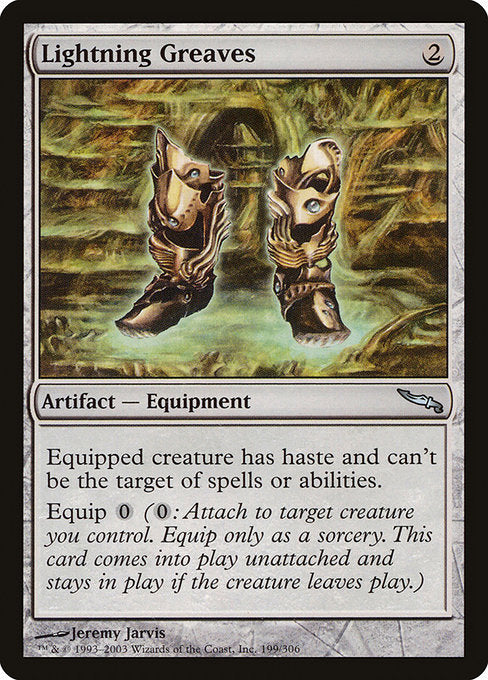 Lightning Greaves [Mirrodin] - Evolution TCG