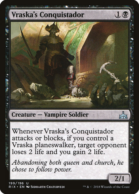 Vraska's Conquistador [Rivals of Ixalan] - Evolution TCG