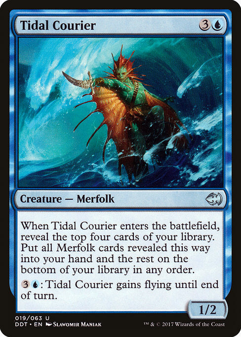 Tidal Courier [Duel Decks: Merfolk vs. Goblins] - Evolution TCG