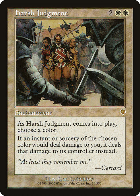 Harsh Judgment [Invasion] - Evolution TCG