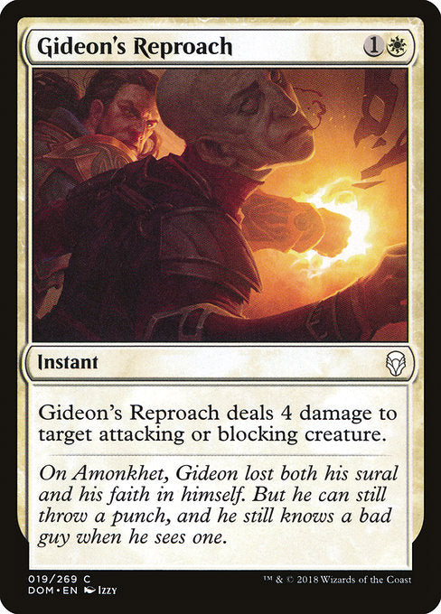 Gideon's Reproach [Dominaria] - Evolution TCG
