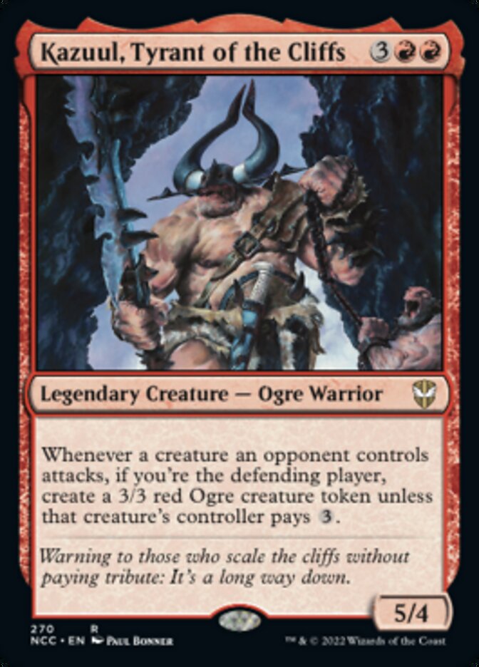 Kazuul, Tyrant of the Cliffs [Streets of New Capenna Commander] - Evolution TCG