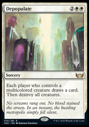 Depopulate (Promo Pack) [Streets of New Capenna Promos] - Evolution TCG