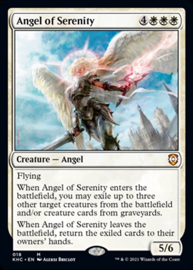 Angel of Serenity [Kaldheim Commander] - Evolution TCG