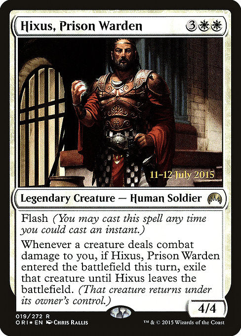 Hixus, Prison Warden [Magic Origins Promos] - Evolution TCG