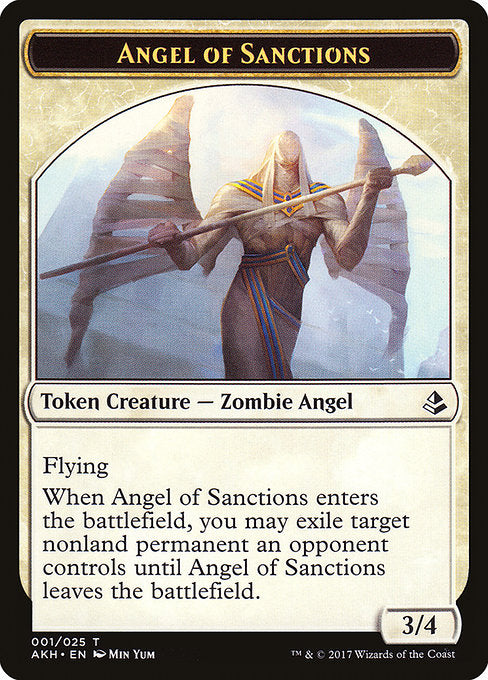 Angel of Sanctions Token [Amonkhet Tokens] - Evolution TCG
