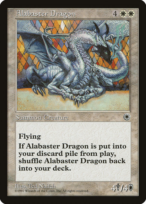 Alabaster Dragon [Portal] - Evolution TCG