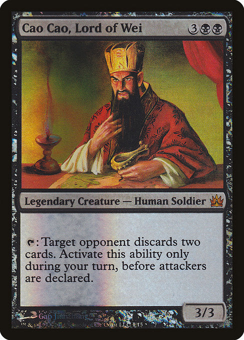 Cao Cao, Lord of Wei [From the Vault: Legends] - Evolution TCG