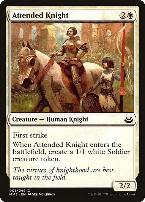 Attended Knight [Modern Masters 2017] - Evolution TCG