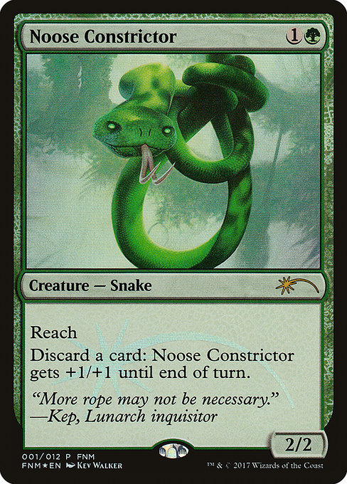 Noose Constrictor [Friday Night Magic 2017] - Evolution TCG