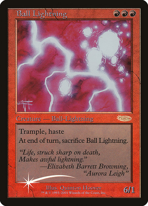 Ball Lightning [Judge Gift Cards 2001] - Evolution TCG