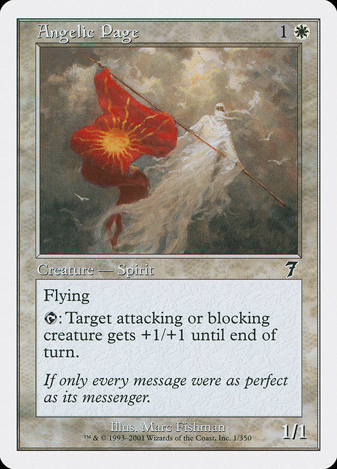 Angelic Page [Seventh Edition] - Evolution TCG