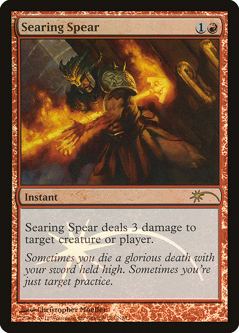 Searing Spear [Friday Night Magic 2013] - Evolution TCG