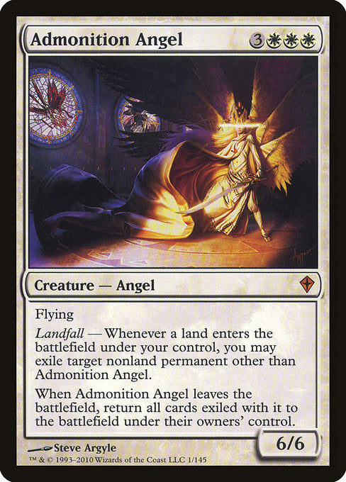 Admonition Angel [Worldwake] - Evolution TCG