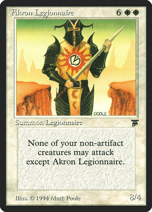 Akron Legionnaire [Legends] - Evolution TCG