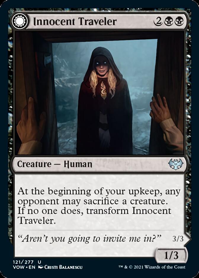 Innocent Traveler // Malicious Invader [Innistrad: Crimson Vow] - Evolution TCG