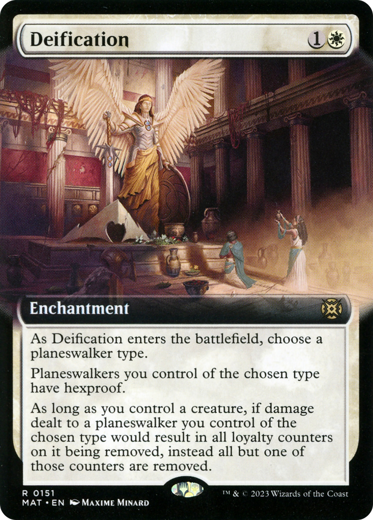 Deification (Extended Art) [March of the Machine: The Aftermath] - Evolution TCG