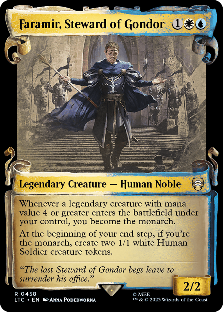 Faramir, Steward of Gondor [The Lord of the Rings: Tales of Middle-Earth Commander Showcase Scrolls] - Evolution TCG