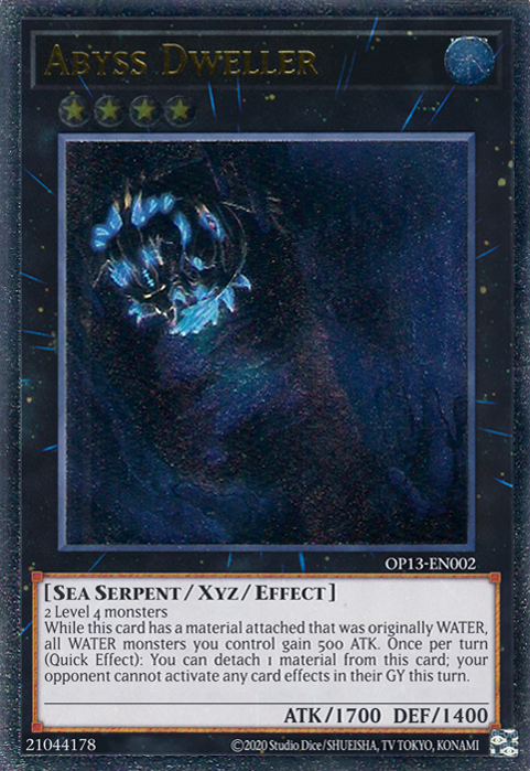 Abyss Dweller [OP13-EN002] Ultimate Rare - Evolution TCG