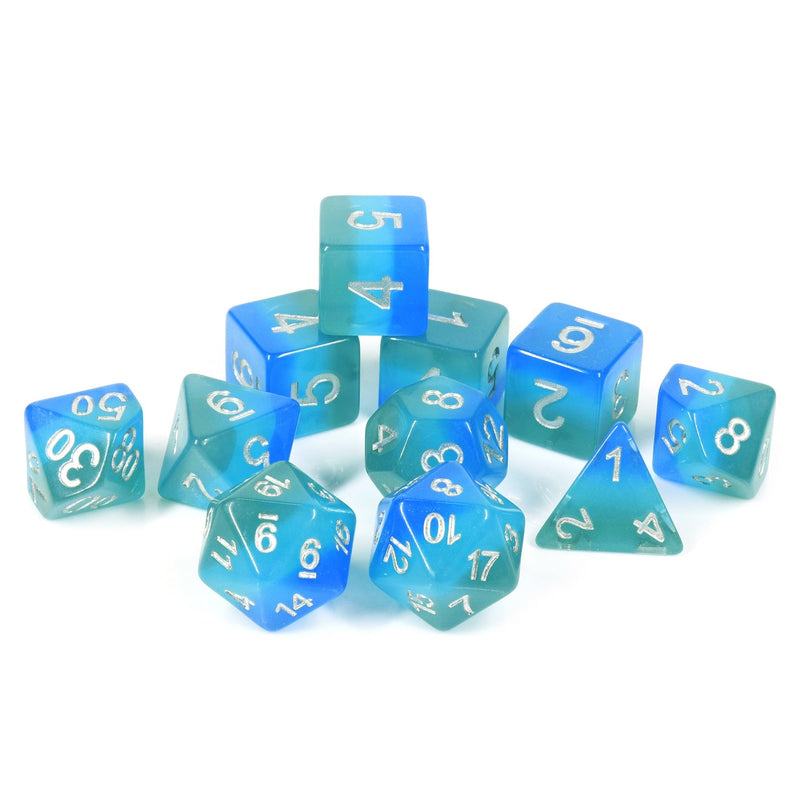 A&H Dice: Frost Gale - Poly 7 Die Set - Evolution TCG