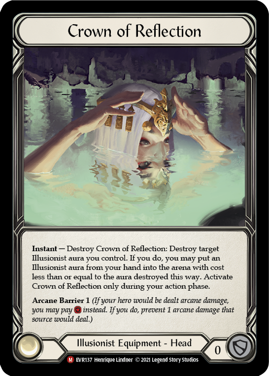 Crown of Reflection [EVR137] (Everfest)  1st Edition Cold Foil - Evolution TCG