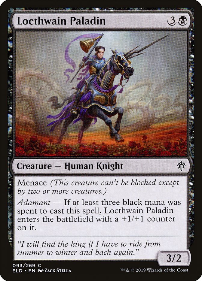 Locthwain Paladin [Throne of Eldraine] - Evolution TCG