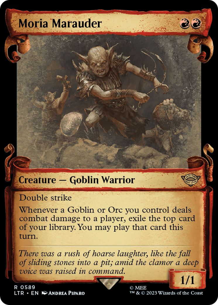 Moria Marauder [The Lord of the Rings: Tales of Middle-Earth Showcase Scrolls] - Evolution TCG