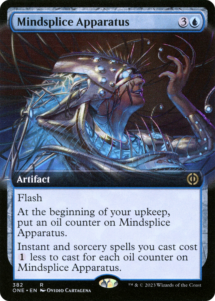 Mindsplice Apparatus (Extended Art) [Phyrexia: All Will Be One] - Evolution TCG