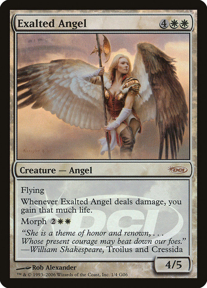 Exalted Angel [Judge Gift Cards 2006] - Evolution TCG