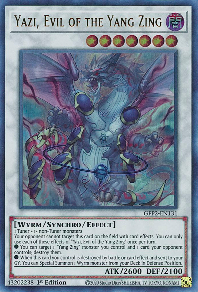 Yazi, Evil of the Yang Zing [GFP2-EN131] Ultra Rare - Evolution TCG
