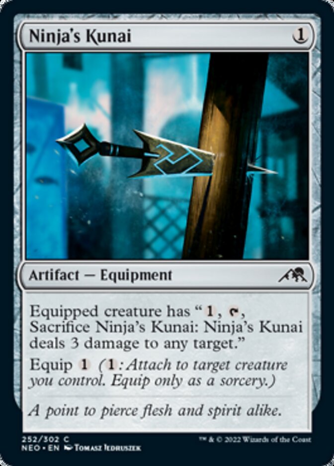Ninja's Kunai [Kamigawa: Neon Dynasty] - Evolution TCG