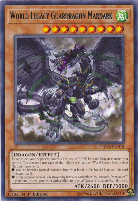 World Legacy Guardragon Mardark [DANE-EN018] Rare - Evolution TCG