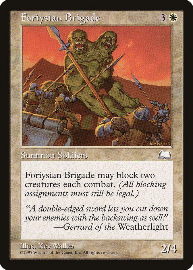 Foriysian Brigade [Weatherlight] - Evolution TCG | Evolution TCG