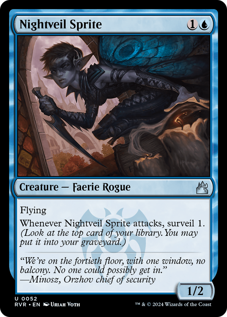 Nightveil Sprite [Ravnica Remastered] - Evolution TCG