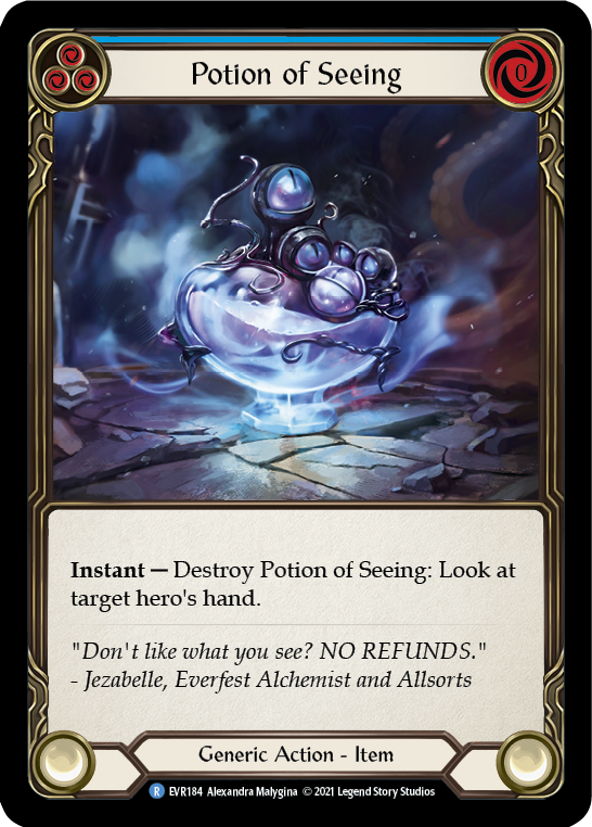 Potion of Seeing [EVR184] (Everfest)  1st Edition Cold Foil - Evolution TCG