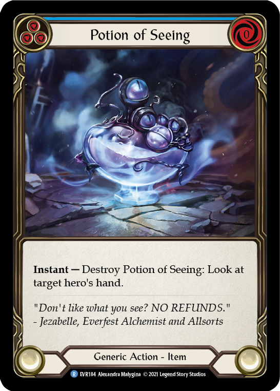 Potion of Seeing [EVR184] (Everfest)  1st Edition Normal - Evolution TCG