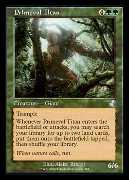 Primeval Titan (Timeshifted) [Time Spiral Remastered] - Evolution TCG