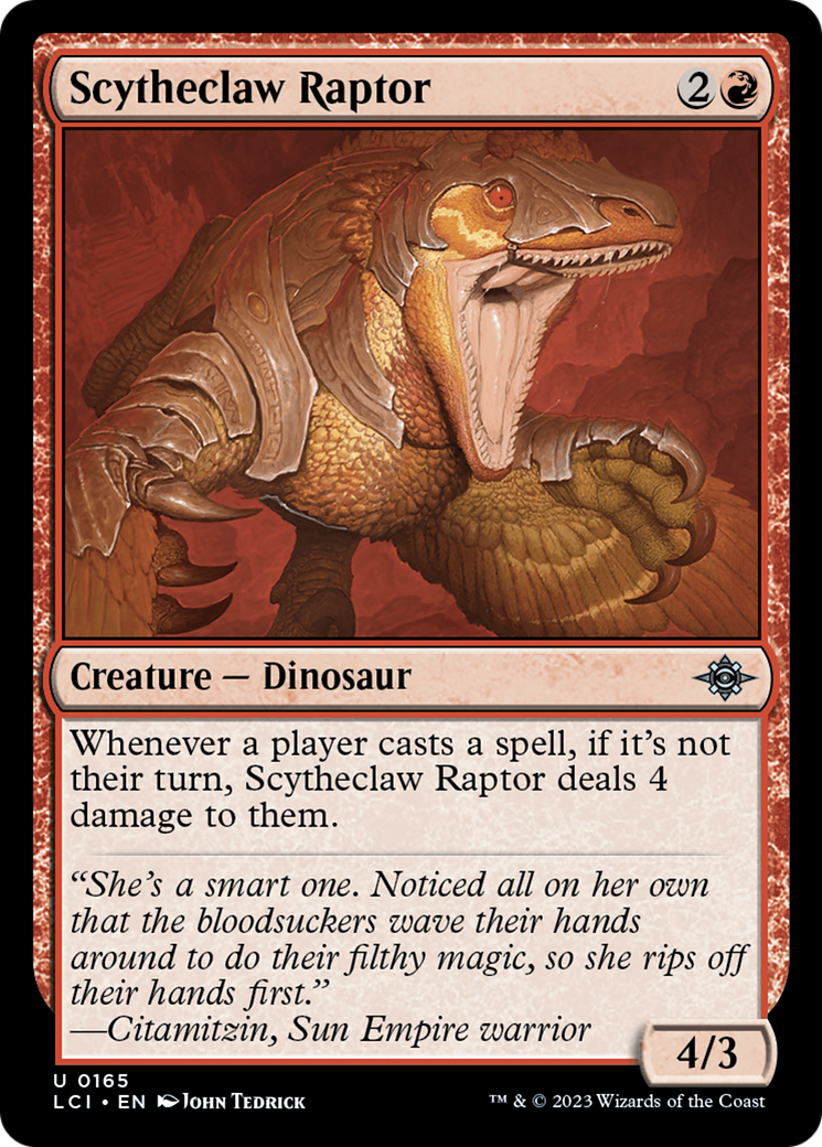 Scytheclaw Raptor [The Lost Caverns of Ixalan] - Evolution TCG