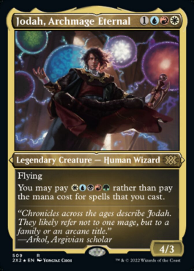 Jodah, Archmage Eternal (Foil Etched) [Double Masters 2022] - Evolution TCG