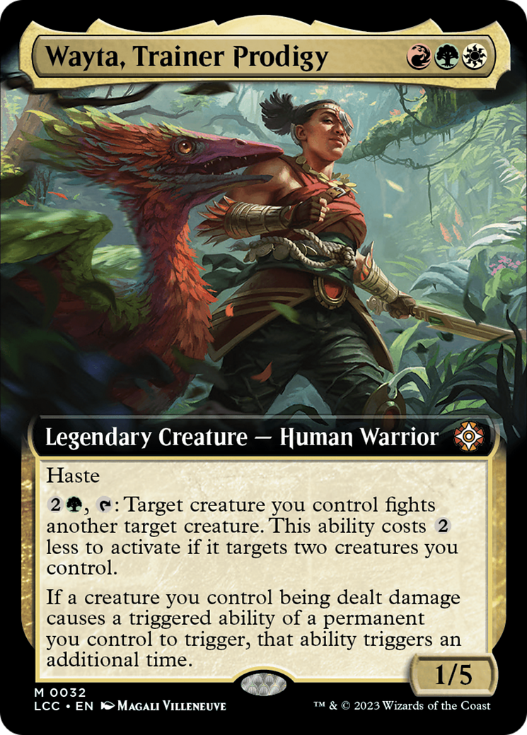 Wayta, Trainer Prodigy (Extended Art) [The Lost Caverns of Ixalan Commander] - Evolution TCG